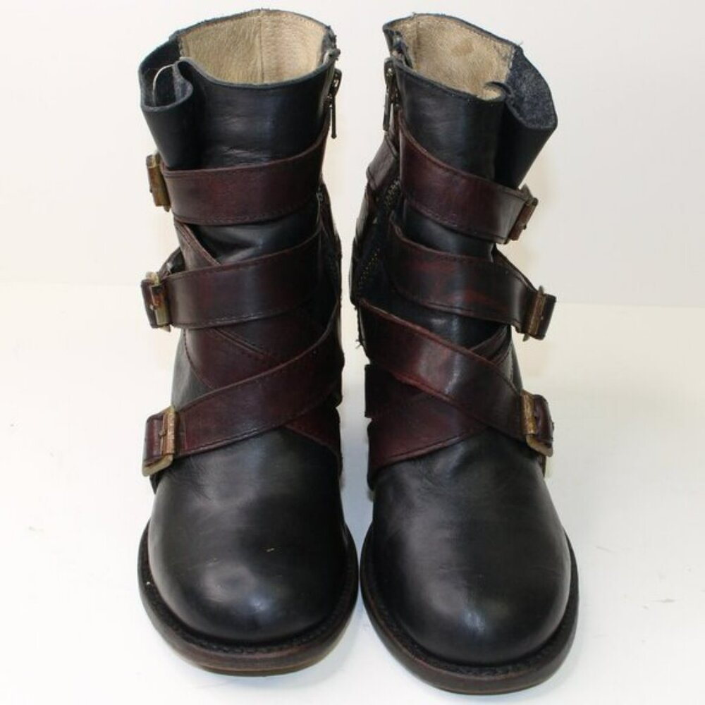 Freebird Hustl Ankle Biker Strap Boots (8 Us) View 5